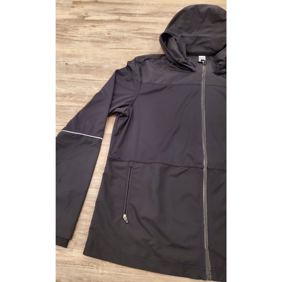 GAP Fit Hybrid Tech Hooded Full Zip Jacket Black Mens Sz XL NEW NWT $100 retail - Picture 6 of 16